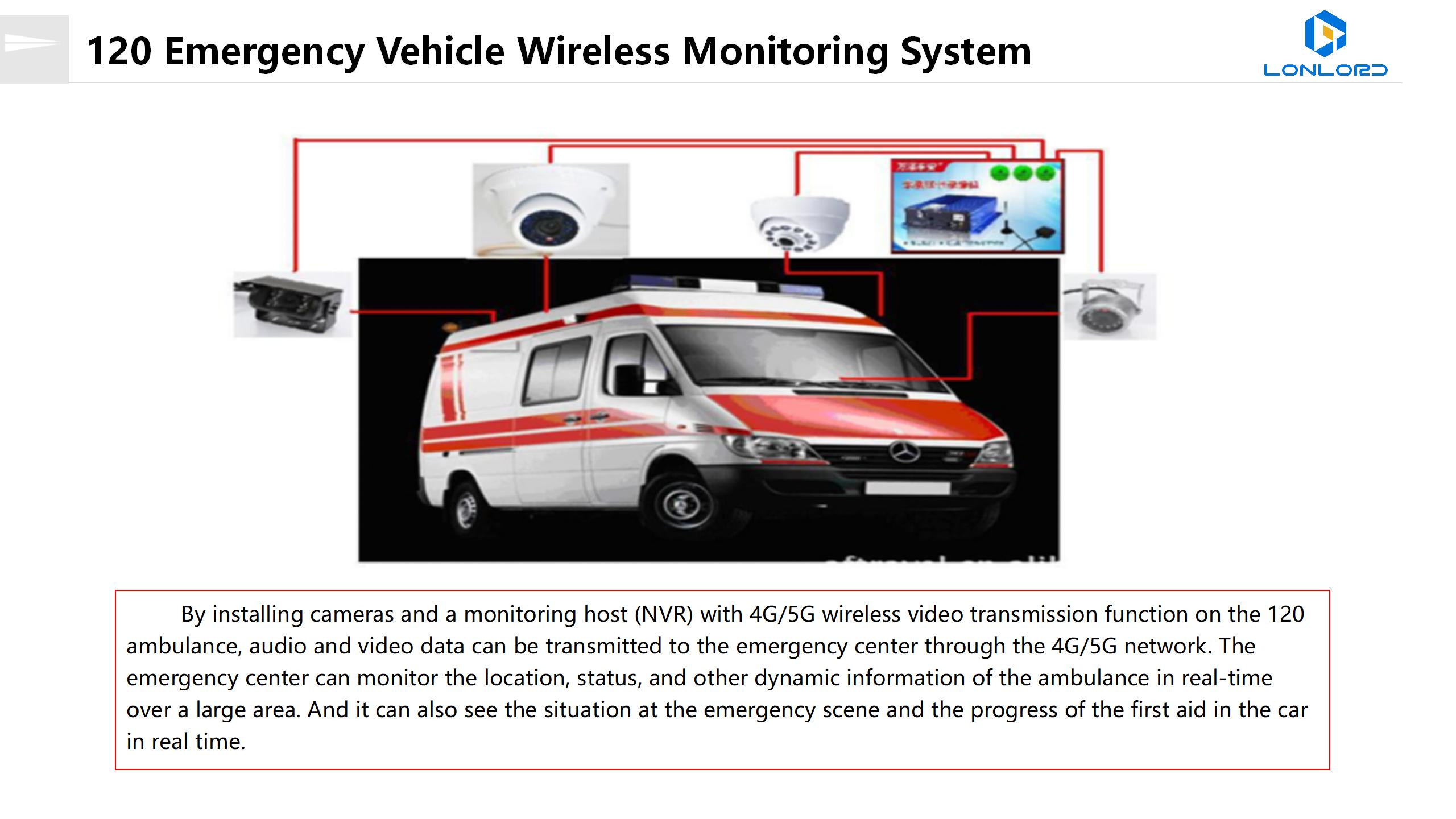120 Emergency Vehicle Wireless Monitoring System
